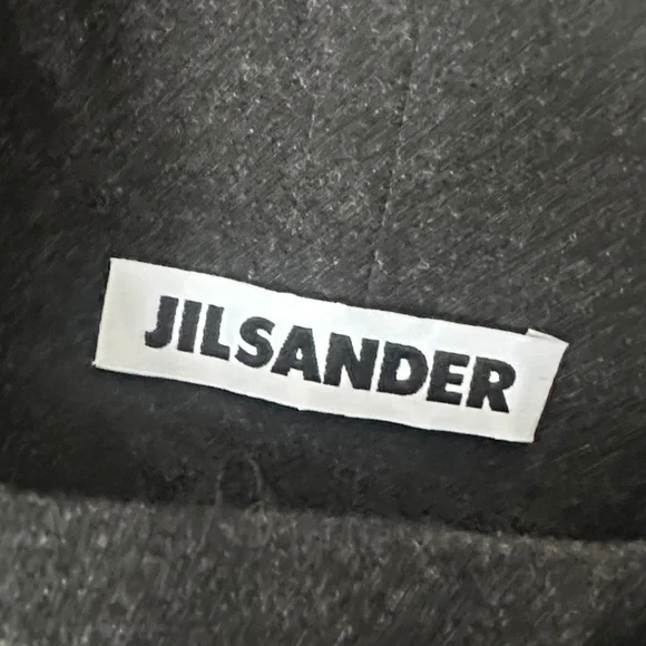 Jil Sander Asymmetrical Charcoal Skirt - Picture 2 of 9